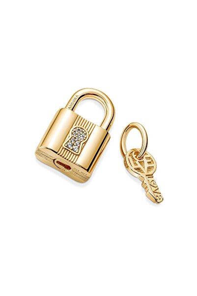Pandora Kilit ve Anahtar Sallantılı Charm