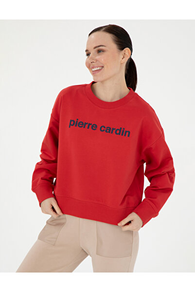 Pierre Cardin Red Oversize Sweatshirt 50308055 -Vr030