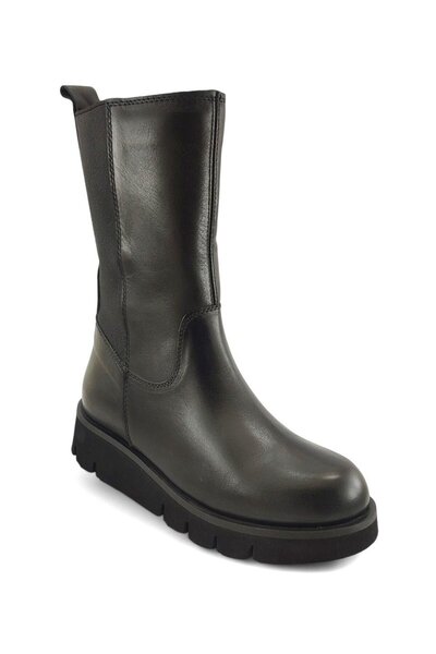 Mammamia 4525 Натуральна шкіра Щоденні жіночі черевики - чорні