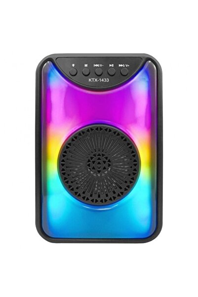 NewFace KTX1433 Rgb Işıklı Radyolu  4'' Bluetooth Hoparlör