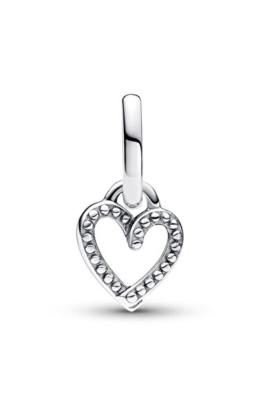 Pandora ME El Yapımı Kalp Mini Sallantılı Charm