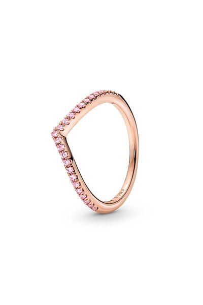 Pandora Işıltılı Pembe Dilek Yüzüğü