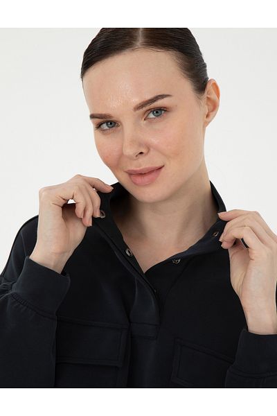 Pierre Cardin Black Comfort Fit Sweatshirt 50290939 -Vr046