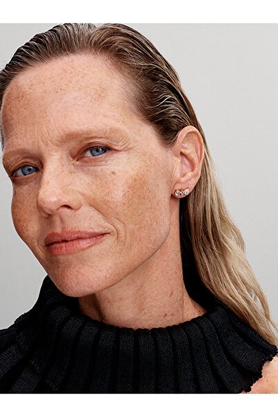 Pandora Işıltılı Fiyonk Çivi Küpeler