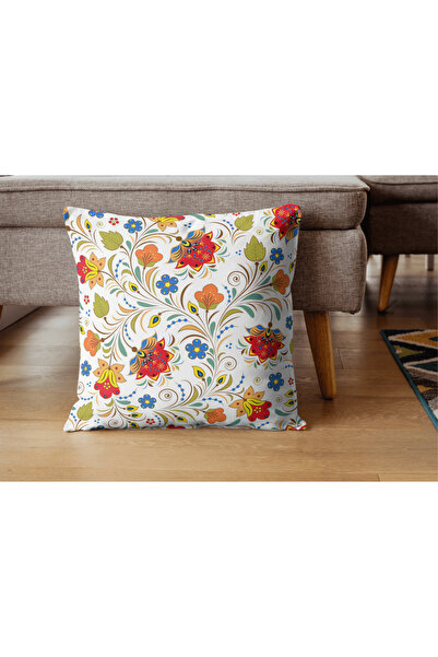 Home Tropical Pattern Digital Print Rachel Fabric 45X45 Hidden Zipper Throw Pillow Cover