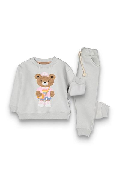 baby flamindo Baby Flamindo Plush Bear 3 Threads Girl's Suit