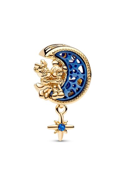Pandora Disney Mickey Mouse ve Minnie Mouse Yeni Ay Charm