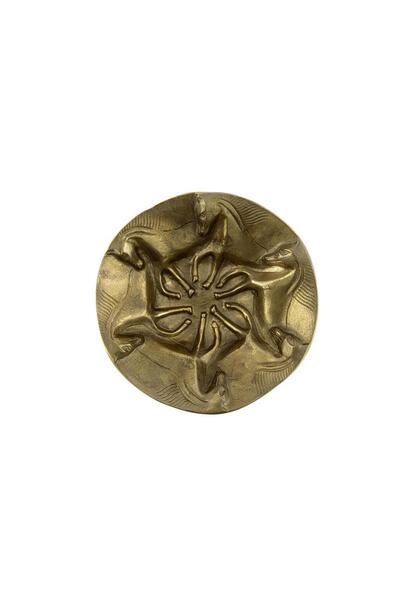 Mikasa Moor ANTİK GOLD HORSE METAL DUVAR DEKORU/TABLO 37X10CM