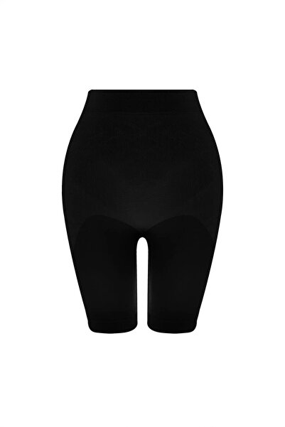 Formactive Γυναικείο σορτς κορσέ ψηλόμεσο εφέ σύσφιξης Μαύρο - χωρίς ραφές & ...