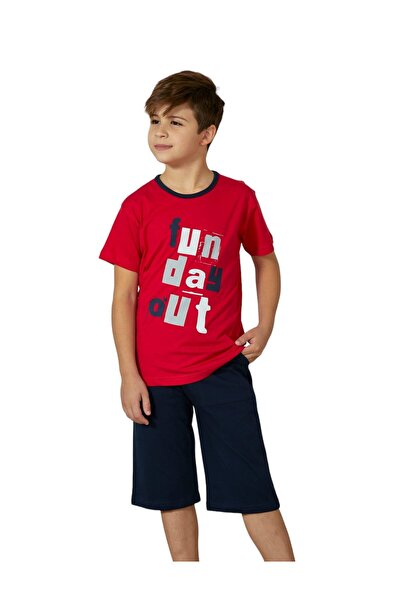 Weweus Crveni pidžama set za dečake - 817