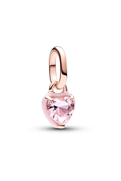 Pandora ME Pembe Çakra Kalp Mini Sallantılı Charm
