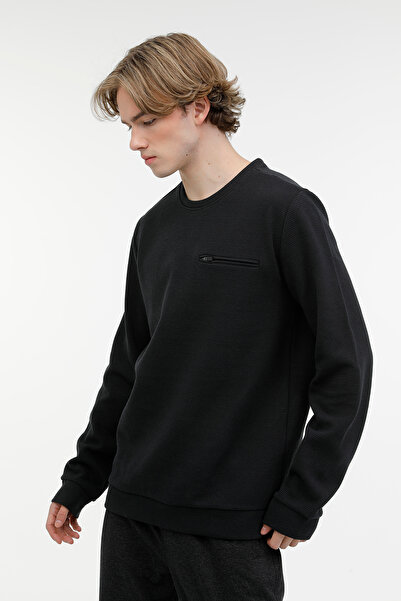 Kinetix ME GRANT 16ED16 3PR Siyah Erkek Sweatshirt