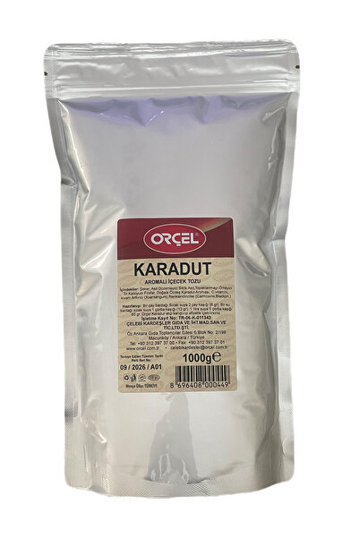 ORÇEL Karadut Aromalı İçecek Tozu 1000 gr