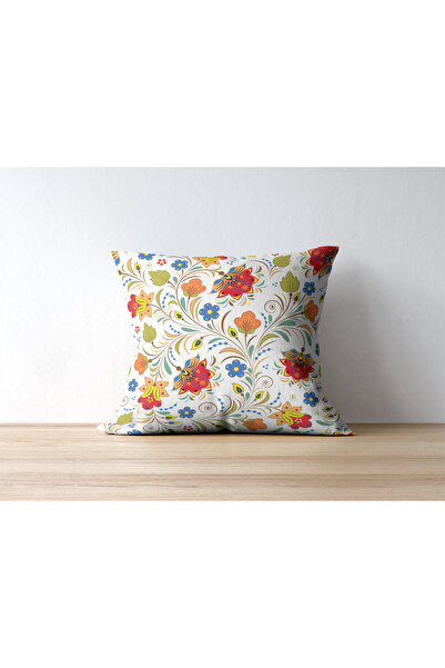 Home Tropical Pattern Digital Print Rachel Fabric 45X45 Hidden Zipper Throw Pillow Cover