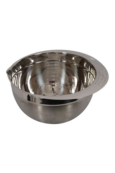 SAFA Stainless steel liquid measuring unit mixing bowl. Size 20 cm