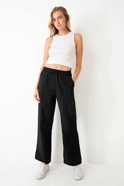 Miss couture Summer Linen Thin Loose Trousers