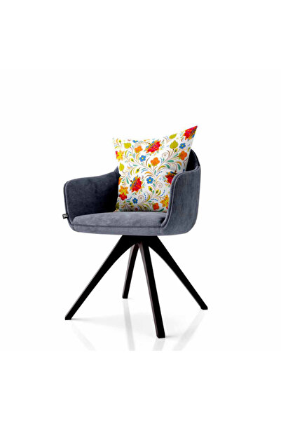 Home Tropical Pattern Digital Print Rachel Fabric 45X45 Hidden Zipper Throw Pillow Cover