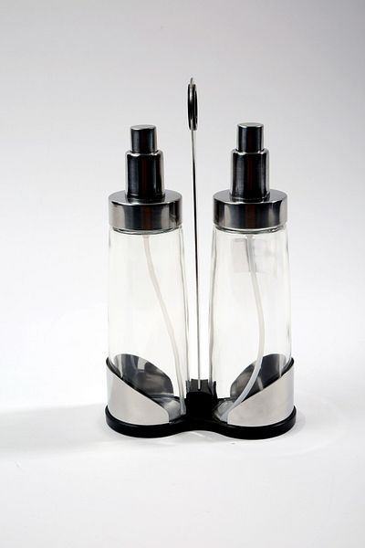 SAFA Glass sugar bowl with spoon