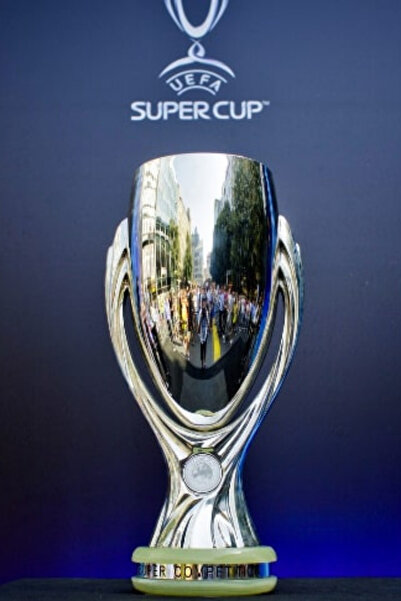 UĞUR MOBİLYA UEFA SÜPER KUPA MAKETİ FIFA BİREBİR MODEL HEDİYELİK FUTBOL 25 CM