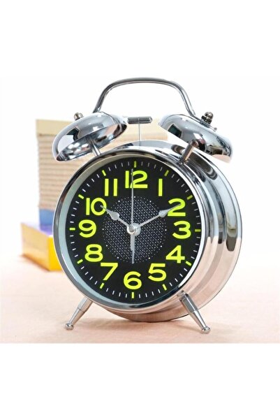 SUME Dekoratif Rakamları Fosforlu Çalar Saat Ev Ofis Aksesuar Nostaljik Işıkl...