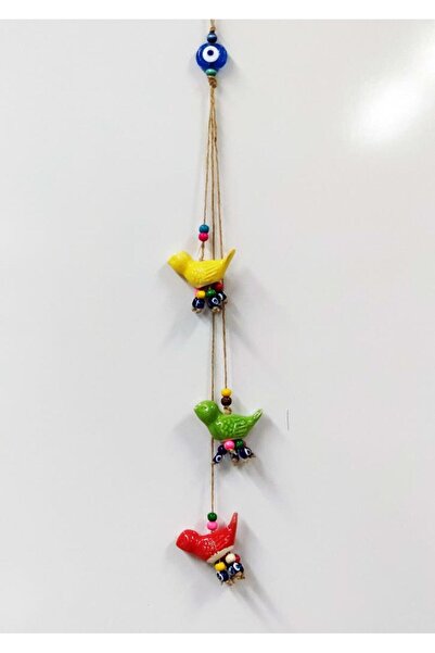 SUME Kuş Tasarımlı Nazar Boncuklu Duvar Süsü