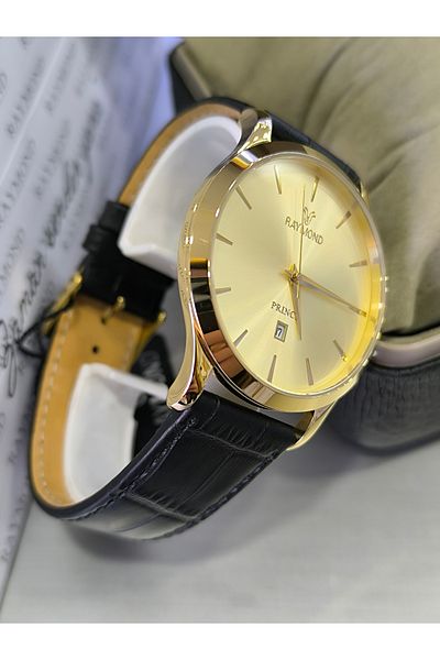 Raymond Leather Cord Men's Wristwatch