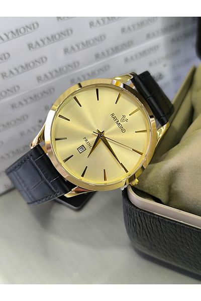 Raymond Leather Cord Men's Wristwatch