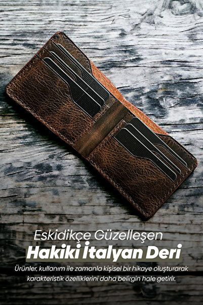Safir Leather İtalyan Lidya Özel Deri Cüzdan - Unisex