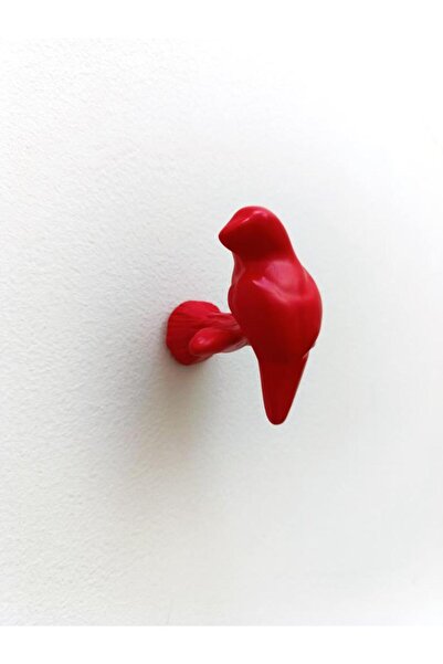 SUME Dekoratif Tekli Kuş Modern Askılık Duvar Dekoru Askılık