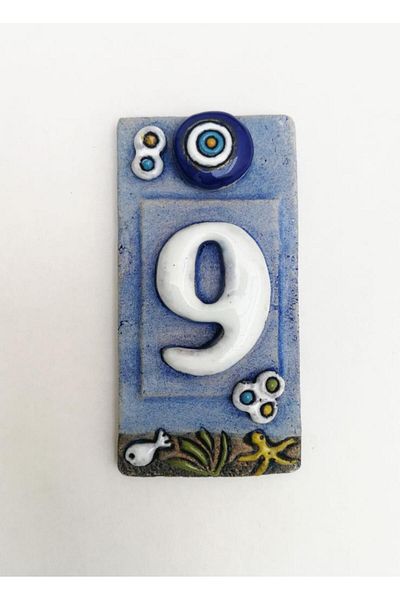 SUME Special Design Ceramic 9 Door Number Door Accessory