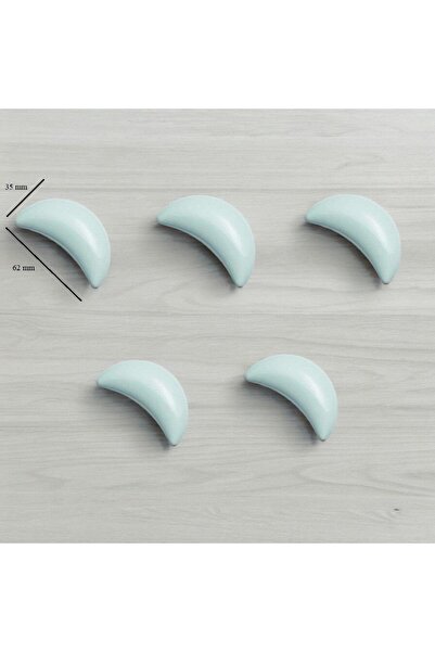 SUME 5 Adet Modern Ay Kulp Bebek Çocuk Genç Odası Çekmece Dolap Mobilya Kulpu