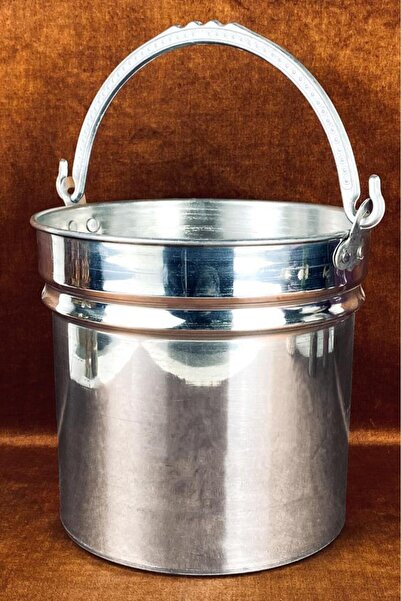 Tiesa Home 8 liter Yogurt Water Bucket with Aluminum Handle - Bakraç Satıl 17no