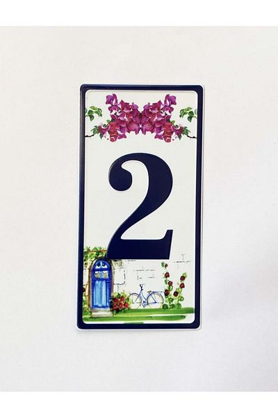 SUME Metal 2 Door Number Door Front Accessory Metal Plate
