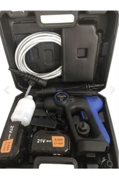 comerciante OTO YIKAMA MAKİNESİ ŞARJLI YEDEK BATARYALI 5MT HORTUM 150W 21V Ku...
