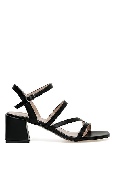 İnci Leila 3fx Schwarze Sandalen mit Absatz für Damen