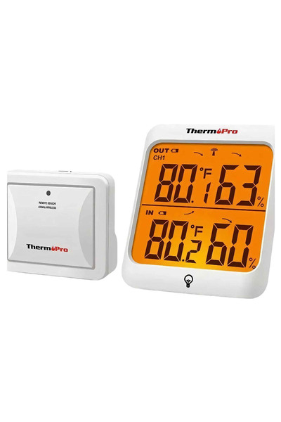 ThermoPro Thermopro Tp63c Iç Ve Dış Mekan (sensörlü) Dijital Sıcaklık Ve Nem Ölçer