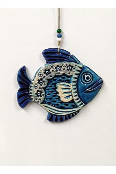 SUME Balık Figürlü Askılı Dekoratif Duvar Süsü Nazarlık