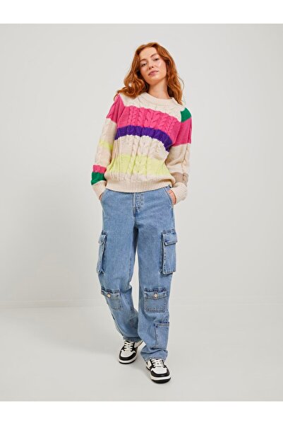 JJXX Jack&jones Crew Neck Bone Women's Knitted Sweater12246501