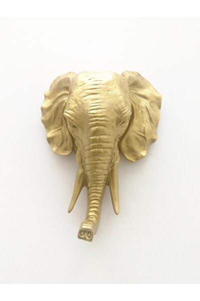 SUME Dekoratif Fil Kafası Askılık Modern Duvar Dekoru Ev Dekorasyon Duvar Ask...