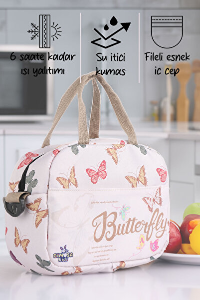 GIMOSA حقيبة حرارية مقاومة للماء معزولة حراريًا للأطفال، حقيبة حمل للطعام، حق...