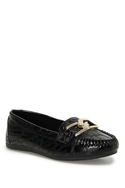 Miss F DW23003 3PR Schwarzer Damen-Loafer