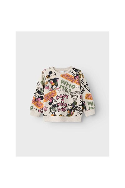 name ıt Name It Disney Бежевий дитячий бавовняний світшот 13221136