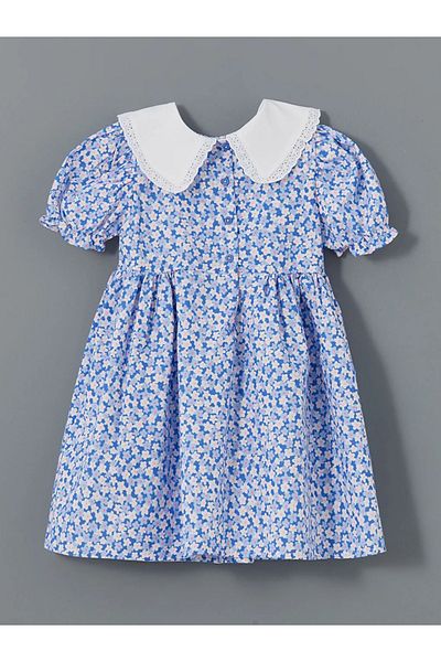 LC Waikiki Rochie pentru fete LCW Kids, roșie, florală, amestecată de in