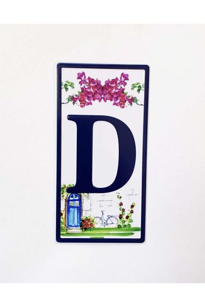 SUME Metal D Door Number Door Front Accessory Metal Plate