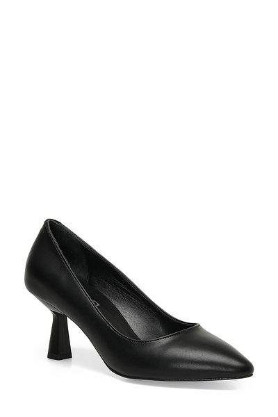 Miss F Schwarze Damenschuhe mit Absatz