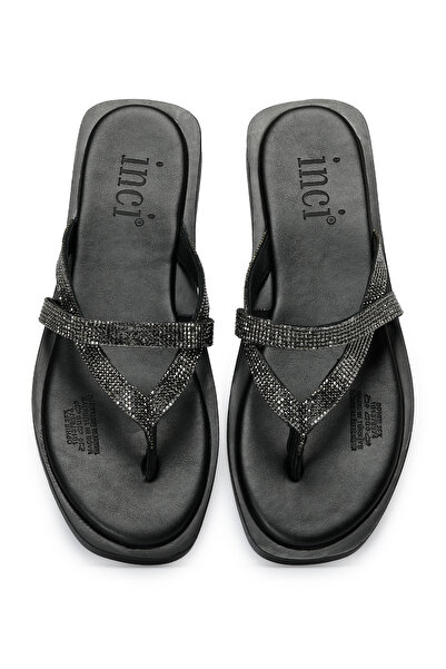 İnci İnci Ophie 3fx Siyah Kadın Düz Terlik