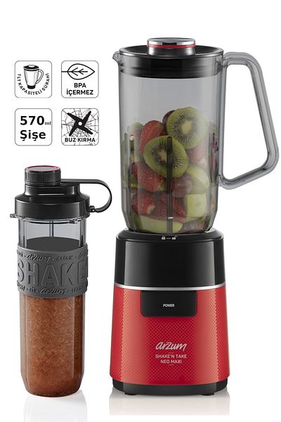 Arzum AR1174-K Neo Maxi Jug Blender - Shake'N Take Red