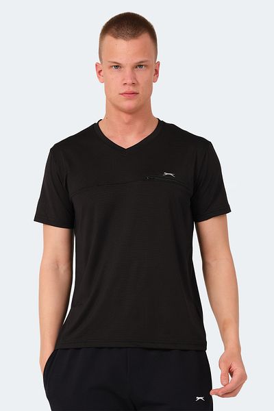 Slazenger Ανδρικό T-Shirt Kallias Μαύρο