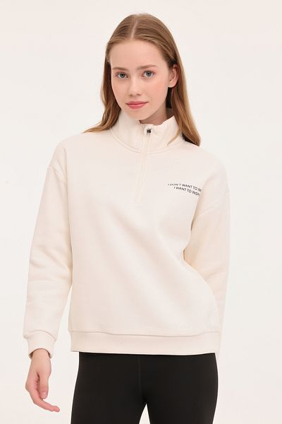 Kinetix Γυναικείο φούτερ WL SARAH 16BT120 4PR Ecru