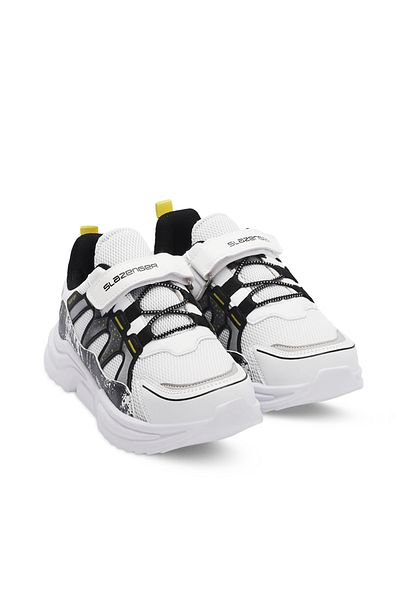 Slazenger Детски унисекс маратонки Kiki, перлени / бели / черни